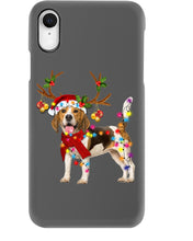 Load image into Gallery viewer, Beagle Gorgeous Reindeer Xmas Lights Gift For Dog Lovers Phone case
