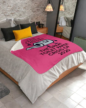 Load image into Gallery viewer, French Survived The Great Toilet Paper Crisis Of 2020 For Personalized Nation Gift Sherpa Blanket
