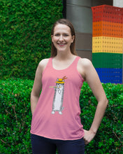 Load image into Gallery viewer, Cat Plays Flute Special Custom Design For Music Lovers Ladies Flowy Tank
