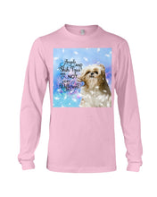 Load image into Gallery viewer, Angels And Shih Tzu Are Not Different Gift For Dog Lovers Unisex Long Sleeve
