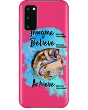 Load image into Gallery viewer, Fishing With All Your Heart Gift For Men Phone case
