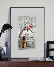 Load image into Gallery viewer, Labrador Retriever Walks Beside Us Everyday Unique Custom Design Vertical Poster
