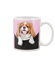 Load image into Gallery viewer, Cavalier King Charles Spaniel In Pocket - Dogs Lovers Gift Mug
