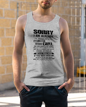 Load image into Gallery viewer, I'm Already Taken By    September Sexy And Crazy Girl For Birthday Gift Unisex Tank Top

