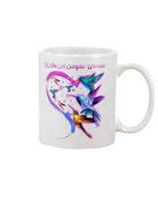 Load image into Gallery viewer, Hummingbirds Heart Shaped I Am A Simple Woman Gift For Mom Mug
