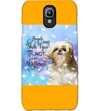 Load image into Gallery viewer, Angels And Shih Tzu Are Not Different Gift For Dog Lovers Phone case
