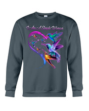 Load image into Gallery viewer, Hummingbirds Heart Shaped I Am A Simple Woman Gift For Mom Sweatshirt
