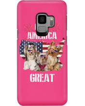 Load image into Gallery viewer, Keep America Great Yorkshire Terrier Gift For Dog Lovers Phone case
