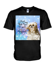 Load image into Gallery viewer, Angels And Shih Tzu Are Not Different Gift For Dog Lovers Guys V-Neck
