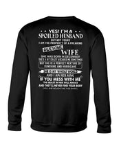 Load image into Gallery viewer, I'm A Spoiled Husband But Not Yours - Awesome Wife Was Born In December Sweatshirt
