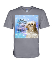 Load image into Gallery viewer, Angels And Shih Tzu Are Not Different Gift For Dog Lovers Guys V-Neck
