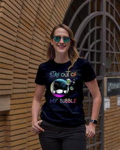 Load image into Gallery viewer, Lovely Phone Case Rainbow Design Stay Out Of My Bubble Gift For Friends Ladies Tee

