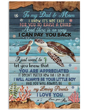 Load image into Gallery viewer, Giving For Parents  Let You Know You're Appreciated  Custom Design Vertical Poster
