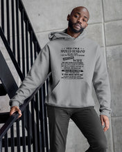 Load image into Gallery viewer, A Spoiled Husband Of November      Freaking Awesome Wife For Birthday Gift Hoodie
