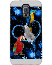 Load image into Gallery viewer, Lovely Phone Case Twinkling Blue Heart Gift For Parrots Lovers Phone case
