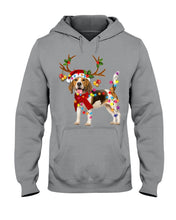 Load image into Gallery viewer, Beagle Gorgeous Reindeer Xmas Lights Gift For Dog Lovers Hoodie
