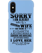 Load image into Gallery viewer, Gift For Husband I Love Here Forever And Always Phone case
