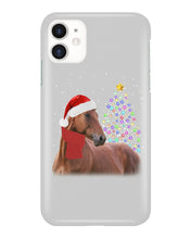 Load image into Gallery viewer, Cute Horse With Santa Hat Lovely Christmas Tree Gift For Horse Lovers Phone case

