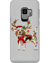 Load image into Gallery viewer, Beagle Gorgeous Reindeer Xmas Lights Gift For Dog Lovers Phone case
