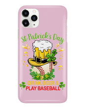 Load image into Gallery viewer, Baseball Drink Beer Day St Patrick's Day Gift For Baseball Lovers Phone case
