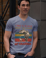 Load image into Gallery viewer, Grandma Gift For Grandson I Tried To Be Good But I Take After Guys V-Neck

