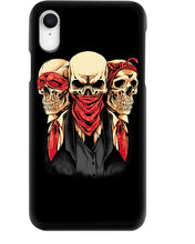 Load image into Gallery viewer, Black Phone Case With Skulls Design Gift For Friends Phone case
