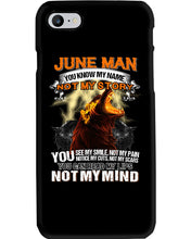 Load image into Gallery viewer, June Man You Know My Name Not My Sotry You See My Smile Trending Phone case
