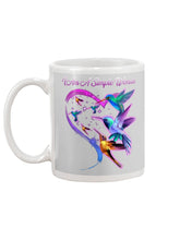 Load image into Gallery viewer, Hummingbirds Heart Shaped I Am A Simple Woman Gift For Mom Mug
