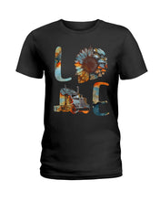 Load image into Gallery viewer, Love Trucker Simple Unique Custom Design For Personalized Job Gift Ladies Tee

