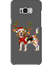 Load image into Gallery viewer, Beagle Gorgeous Reindeer Xmas Lights Gift For Dog Lovers Phone case
