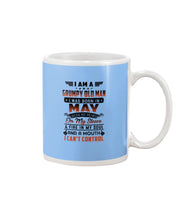 Load image into Gallery viewer, I'm A Grumpy Old Man I Was Born In May With My Heart Mug

