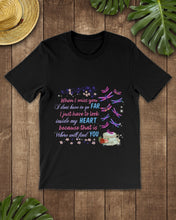 Load image into Gallery viewer, Butterflies When I Miss You I Just Have To Look Inside My Heart Gift For Lover Guys Tee
