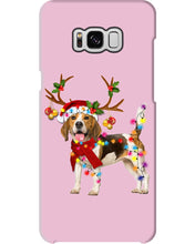 Load image into Gallery viewer, Beagle Gorgeous Reindeer Xmas Lights Gift For Dog Lovers Phone case
