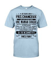 Load image into Gallery viewer, Je Suis Un Fils Chanceux Birthday Gift For Men Guys Tee
