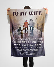 Load image into Gallery viewer, Fishing Our Home Aren't Fleece Blanket Fleece Blanket
