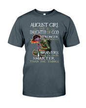 Load image into Gallery viewer, August Girl Daughter Of God Meaningful Gift For Women Guys Tee
