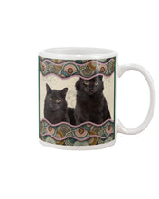 Load image into Gallery viewer, Lovely Phone Case Cute Black Cat Boho Pattern Gift For Cat Lovers Mug

