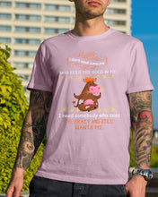 Load image into Gallery viewer, Cow I Need Somebody Who Sees The Crazy And Still Wants Me Guys Tee
