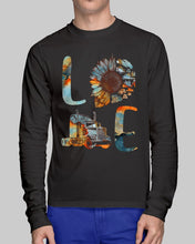 Load image into Gallery viewer, Love Trucker Simple Unique Custom Design For Personalized Job Gift Unisex Long Sleeve
