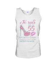 Load image into Gallery viewer, Je Suis Nee En 55 Je Ne Suis Peut-Être Pas Birthday Gift For Grandma Unisex Tank Top
