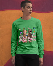 Load image into Gallery viewer, Gift For Dog LoversChesapeake Bay Retriever With Peonies Unisex Long Sleeve
