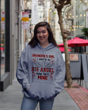 Load image into Gallery viewer, Grandpa's Girl I Used To Be His Angel Gift For Men Hoodie
