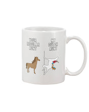 Load image into Gallery viewer, Funny Unicorn Difference Between Your Regular Aunt And My Dutch Aunt Mug
