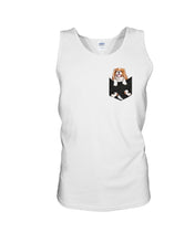 Load image into Gallery viewer, Cavalier King Charles Spaniel In Pocket - Dogs Lovers Gift Unisex Tank Top
