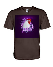 Load image into Gallery viewer, Chicken Floral Background  Special Custom Design Guys V-Neck
