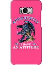 Load image into Gallery viewer, Apparently I Have An Attitude Blue Dragon Phone case
