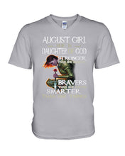 Load image into Gallery viewer, August Girl Daughter Of God Meaningful Gift For Women Guys V-Neck
