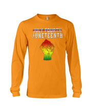 Load image into Gallery viewer, Juneteenth Happy Independence Day Meaningful Gift For Men Unisex Long Sleeve
