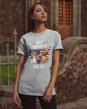 Load image into Gallery viewer, Keep America Great Yorkshire Terrier Gift For Dog Lovers Guys Tee
