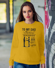 Load image into Gallery viewer, Giving For  Dad Let You Know You're Appreciated  Custom Design Sweatshirt
